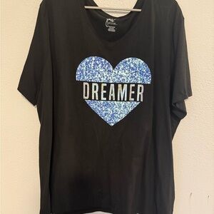 Just My Size Black T-Shirt